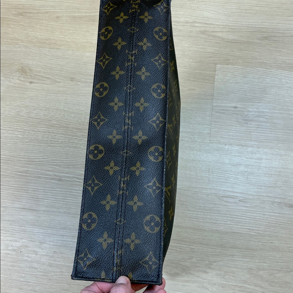 Louis Vuitton Brown Sac Plat Monogram Shopper Tote - Picture 13 of 17